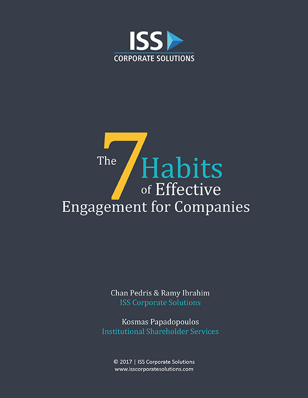 Seven Habits of Effective Engagement for Companies