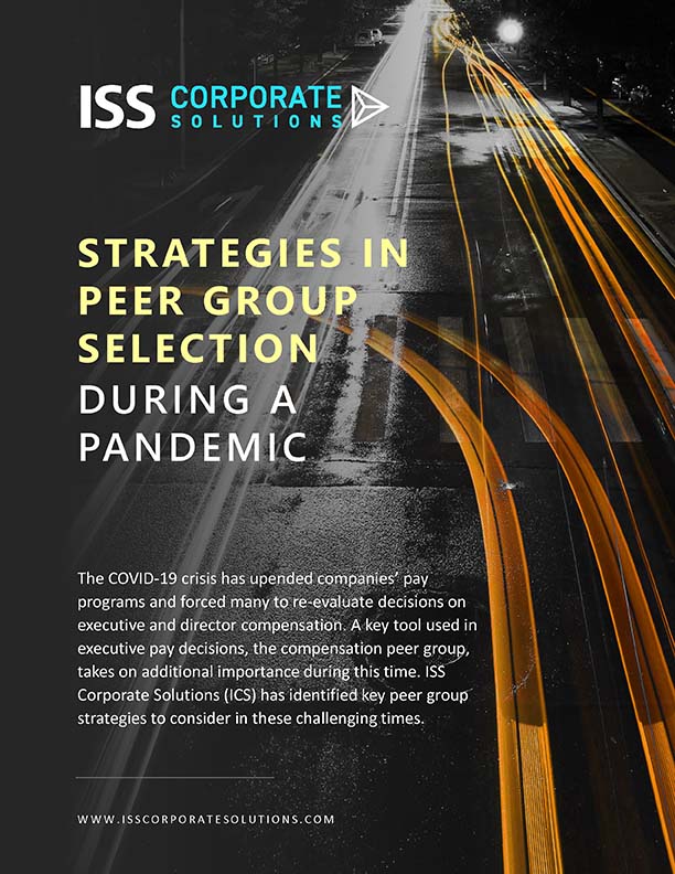 Strategies in Peer Group Selection During a Pandemic