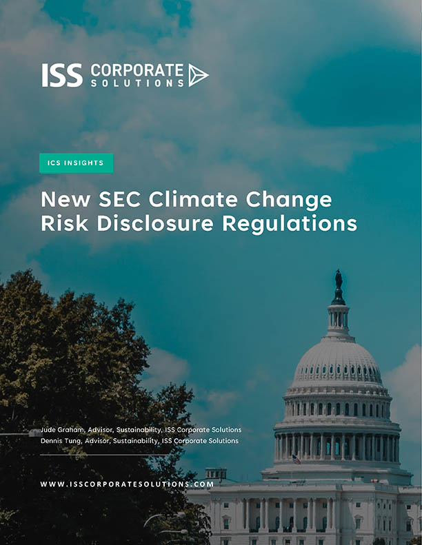 New SEC Climate Change Risk Disclosure Regulations