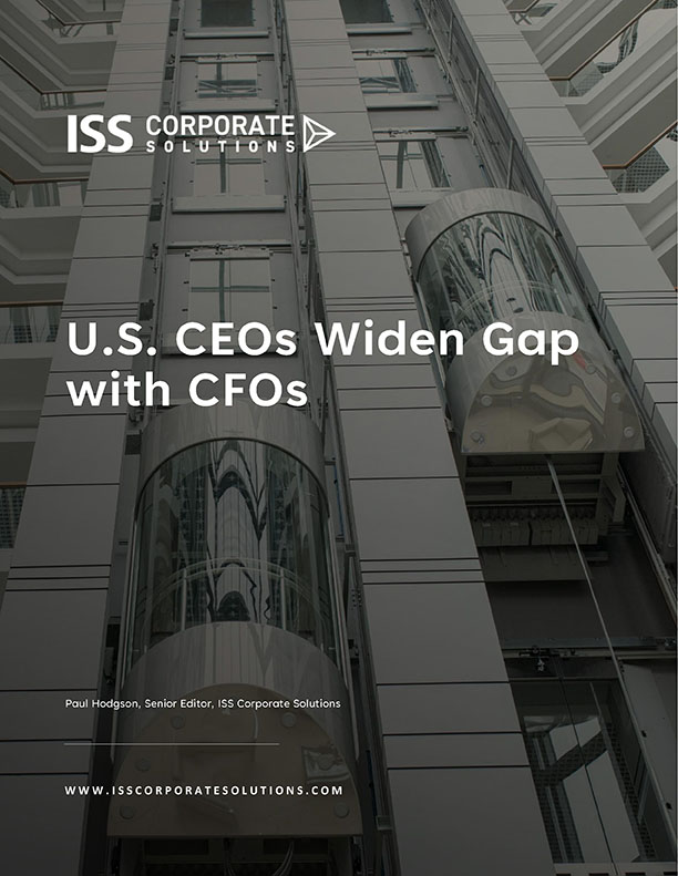U.S. CEOs Widen Pay Gap With CFOs