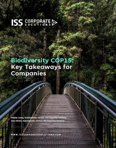 Biodiversity COP15: Key Takeaways for Companies