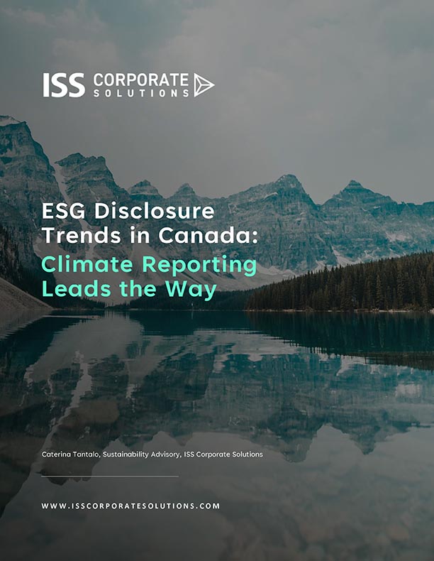 ESG Disclosure Trends in Canada: Climate Reporting Leads the Way