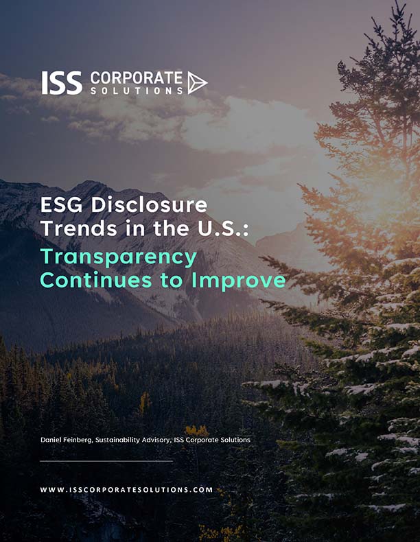ESG Disclosure Trends in the U.S.: Transparency Continues to Improve
