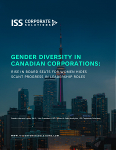 Gender Diversity in Canadian Corporations - Rise in Board Seats for Women Hides Scant Progress in Leadership Roles